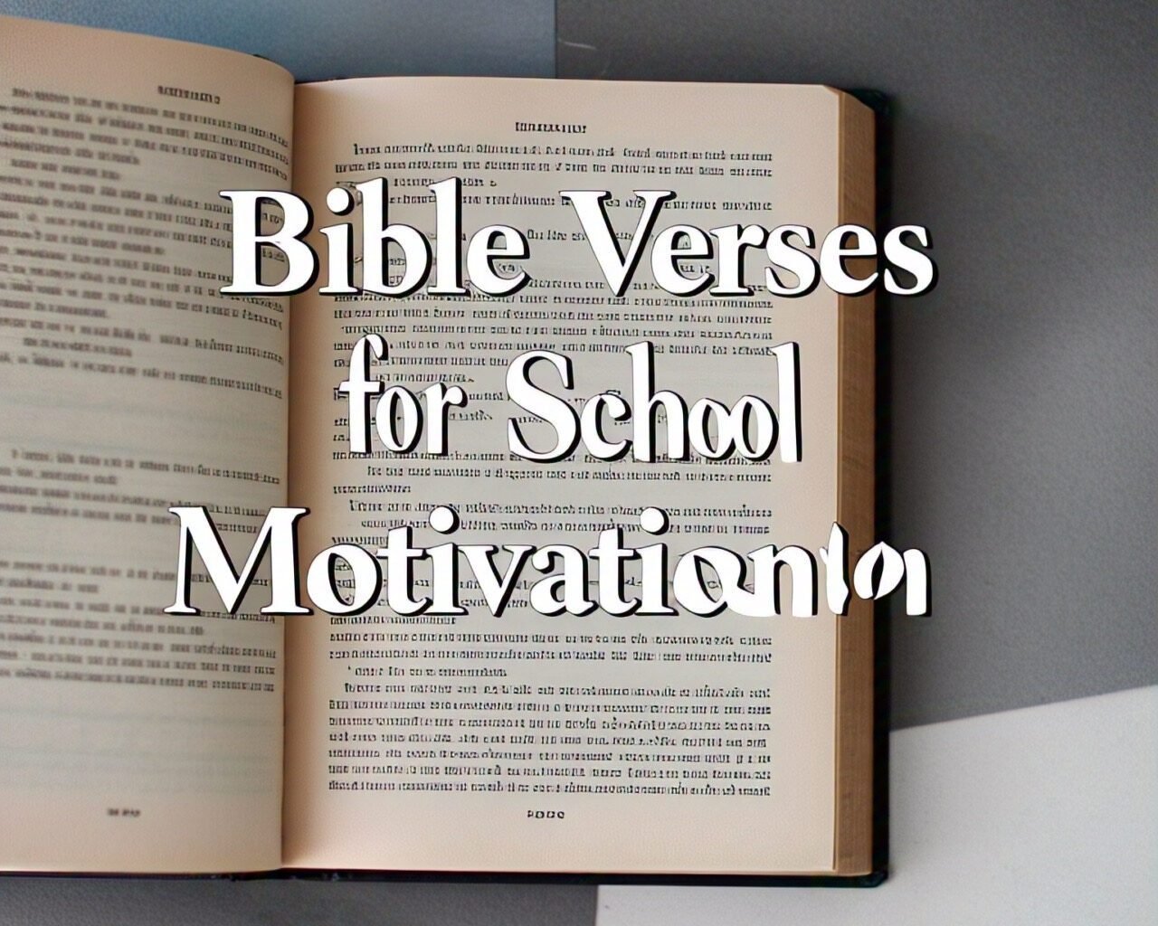 30 Amazing Bible Verses for School Motivation 2026