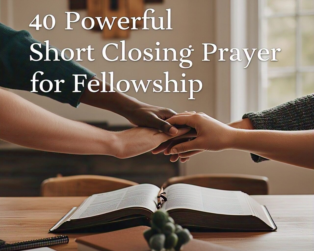 40 Powerful Short Closing Prayer for Fellowship 2026