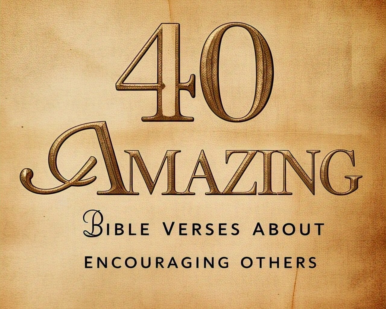 40 Amazing Bible Verses About Encouraging Others 2026