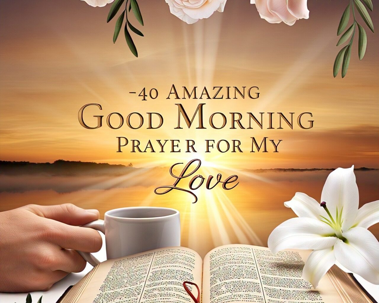 40 Amazing Good Morning Prayer for My Love with Bible Verses 2026