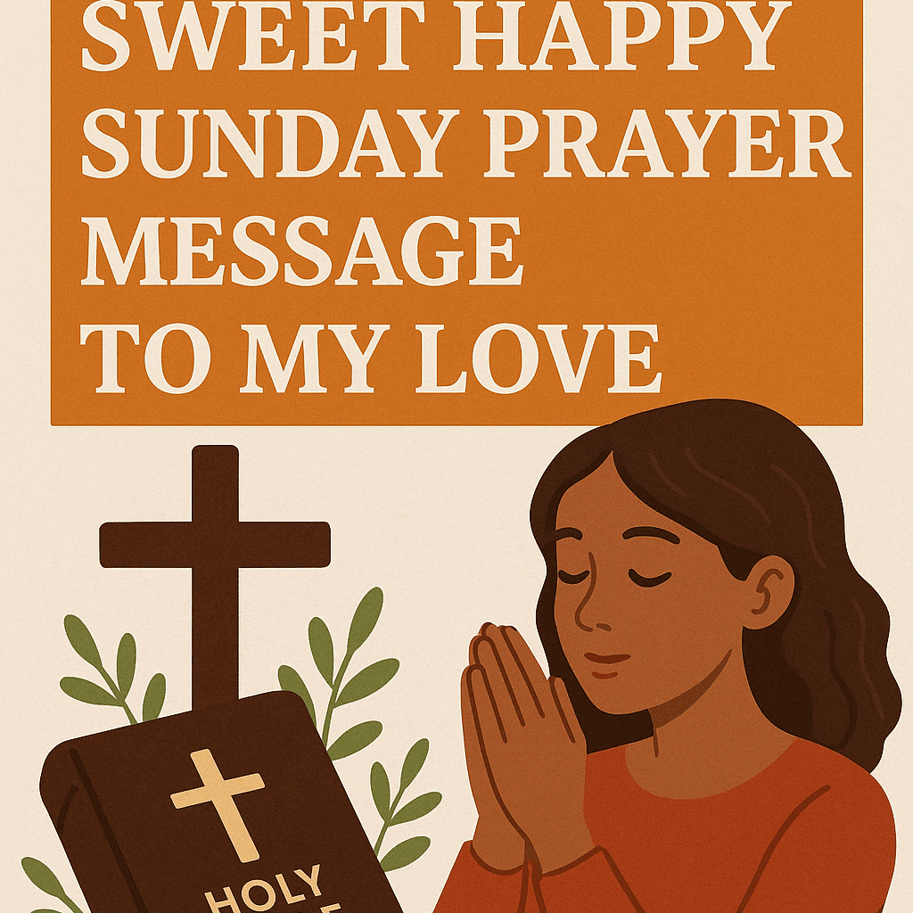 40 Sweet Happy Sunday Prayer Message to My Love 2026