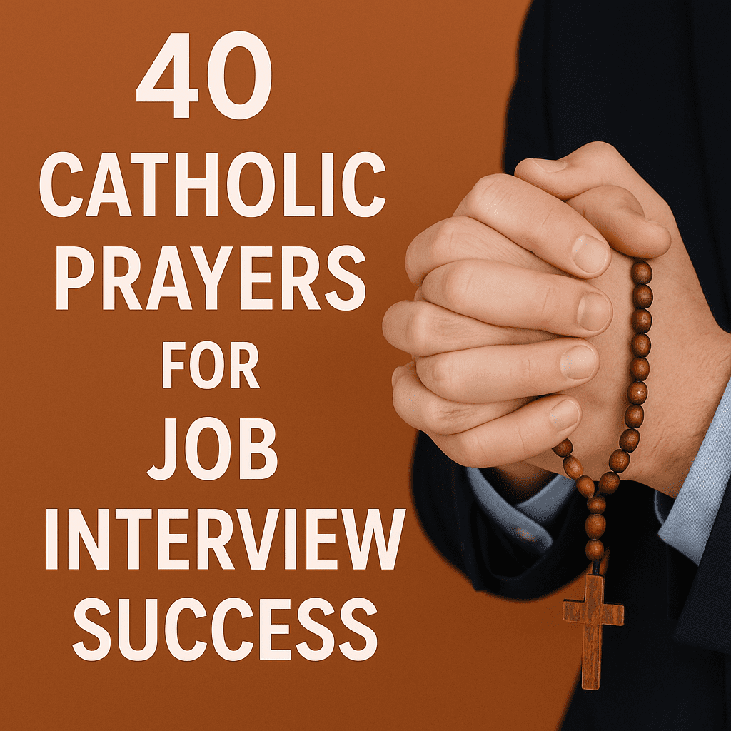 40 Powerful Catholic Prayers for Job Interview Success 2026