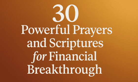 30 Powerful Prayers and Scriptures for Financial Breakthrough 2026
