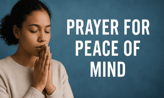 Prayer For Peace Of Mind 2026