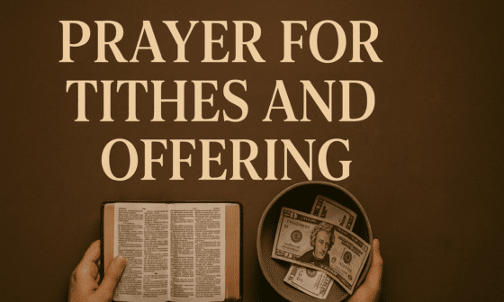 Prayer For Tithes And Offering 2026