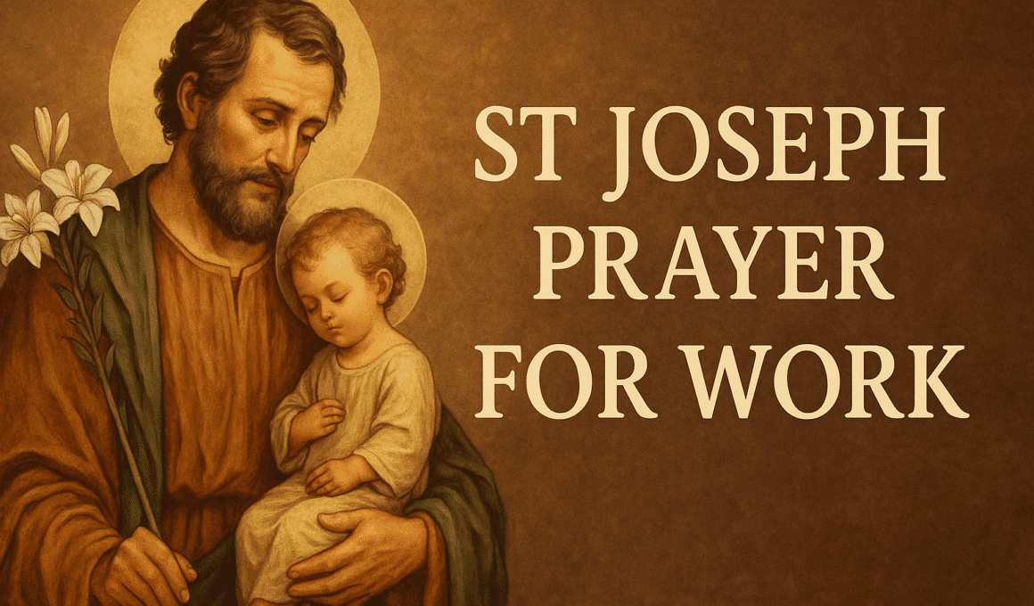 20+ Powerful St Joseph Prayer For Work with Scriptures 2026