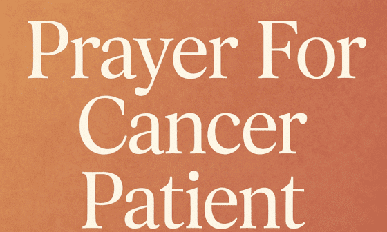Prayer For Cancer Patient 2026