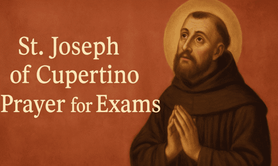 St Joseph Of Cupertino Prayer For Exams 2026